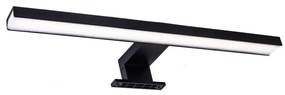 LED Kúpeľňové osvetlenie zrkadla SAMOS LED/8W/230V 4000K 40 cm IP44 čierna