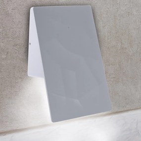 Exteriérové nástenné LED svietidlo Cracks, 1x LED 10w, biele