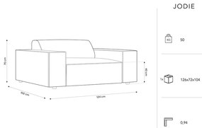 Béžové kreslo z textílie bouclé Jodie – Micadoni Home