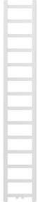 Mexen Bolt, vykurovacie teleso 1800 x 300 mm, 351 W, spodné a stredové, biela, W126-1800-300-00-20