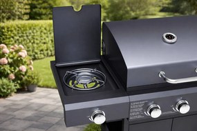 Plynový gril BestBerg BBBQ-27SB / 4 hořáky / 11,6 kW / černá