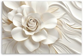 Gario Obraz na plátne Krásna biela ruža Rozmery: 60 x 40 cm