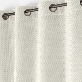 Krémový záves z mikroflanelu 140x240 cm Flanela – douceur d'intérieur