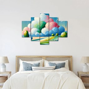 Obraz - Krajinka s mrakom (150x105 cm)