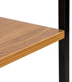 ModernHome Drevený nočný stolík s 2 policami