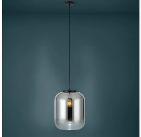 Eglo 39674 - Luster na lanku BULCIAGO 1xE27/40W/230V pr. 35 cm dymová