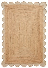 Jutový koberec v prírodnej farbe 160x230 cm Savannah Jute – Think Rugs