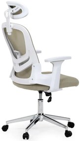 Autronic BONTEC Kancelárska stolička, hojdací mechanizmus, béžová sieťovina, KA-K2031 BGE Farba: Béžová