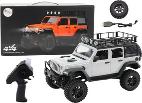 LEAN Toys Diaľkovo ovládané terénne auto RC 2.4G 4x4 sivé