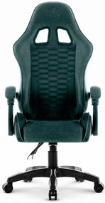 Herné kreslo HC-1000 Green - zamatová látka