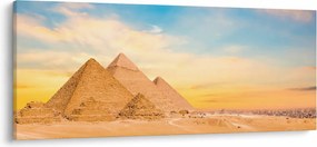 Obraz egyptských pyramíd (120x50 cm)