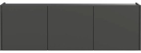 Antracitový TV stolík 138x45 cm Piana – Germania