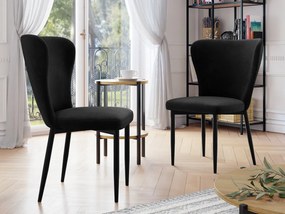 Stolička Tenrek, Dostupné poťahy: Magic Velvet 2209, Farby nožičiek: čierna