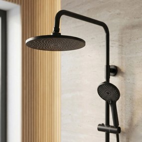 Rea RIVO, sprchová súprava s pákovou batériou, čierna matná, REA-P6623