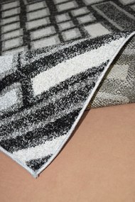 Berfin Dywany, Kusový koberec Aspect 1812 Dark Grey, 140x190, šedá, chodba / predsieň