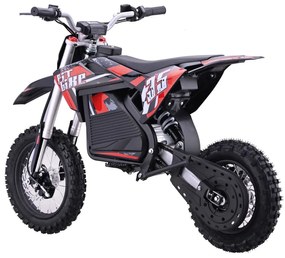Elektrický detský PIT BIKE s batériovým motorom - červený