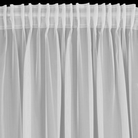 ZÁCLONA NA PÁSKE DEBORA 140X270 CM BIELA