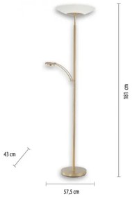 Paul Neuhaus 655-60 - LED Stmievateľná lampa ALFRED 1xLED/28W/230V+1xLED/4W/230V