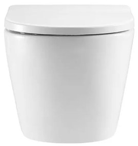 Mereo Mereo, WC závesné kapotované, Smart Flush RIMLESS, 495x360x370, keramické, vr. sedátka CSS115SN, MER-VSD82T2