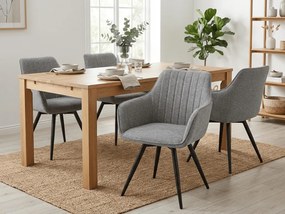 Jedálenská stolička BALLO BREGO sivá