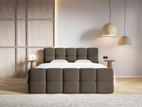 Manželská kontinentálna posteľ 160 cm Cirsten 160C (s roštom a matracom) (s úl. priestorom) (béžová). Vlastná spoľahlivá doprava až k Vám domov. 1100157