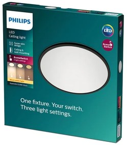 Philips - LED Stmievateľné stropné svietidlo SUPERSLIM CL550 LED/15W/230V