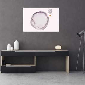 Obraz - Fialový minimalizmus N⁰4 (90x60 cm)