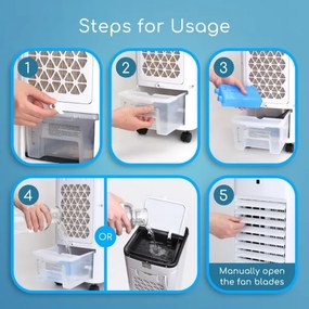 Aigostar ochladzovač vzduchu 60W/230V biely/čierny + DO