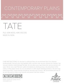 Svetlokrémový koberec Asiatic Carpets Tate Tonal Textures, 200 x 290 cm