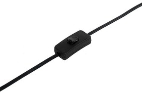 Rustikálna stolná lampa z ratanu - Kata