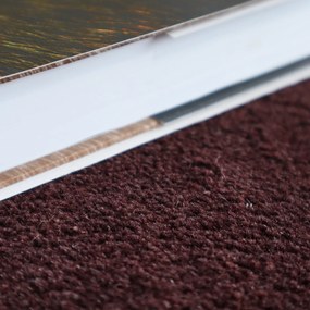 Asra, Ručne všívaný kusový koberec Asra wool tm. fialová, 60x110, fialová, obývacia izba