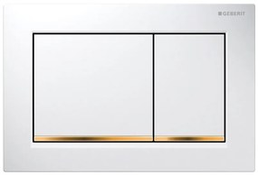 Geberit Omega splachovacie tlačidlo do toalety biela 115.080.KK.1