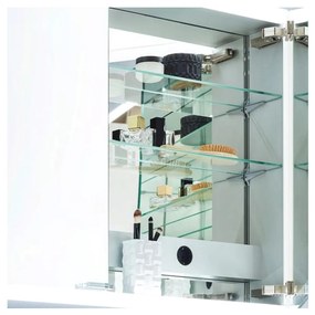 Emco Evo - Osvetlená nástenná zrkadlová skrinka LED 1200 mm, zrkadlová 939708106