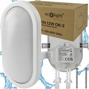 LED kanálové svietidlo do garáže, dielne, suterénu 12W neutrálne ip54