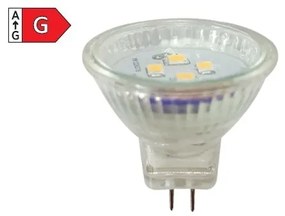 Diolamp SMD LED Reflektor MR11 3W/GU4/12V AC-DC/6000K/220Lm/120°