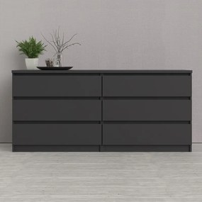Komoda Simplicitous 232 čierna mat