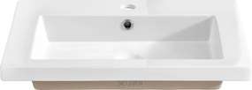 Comad Nábytkové keramické umývadlo UM-8070 SPIRIT 60 DP, 61x46 cm, biela lesklá