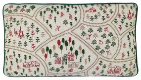 Dekoračný vankúš s prímesou ľanu 30x50 cm Ski Village – Catherine Lansfield