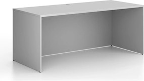 Kancelársky písací stôl FRAME, 180x80 cm, sivá