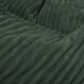 Vankúš na sedenie tmavozelený stripe