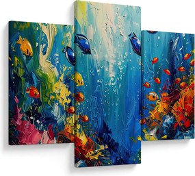 Obraz - Maľba podmorského sveta (90x60 cm)