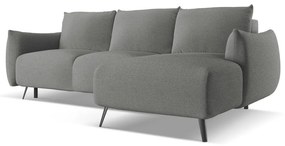 Svetlosivá rohová pohovka (pravý roh) Malie – Makamii