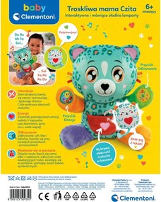 Interaktívne sladké leopardy – Starostlivá mamička Čita, poľský jazyk, Clementoni 50935