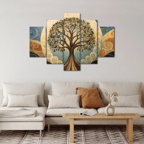 Obraz – Strom života a špirály (150x105 cm)