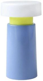 Modrá LED stmievateľná stolová lampa (výška 17,5 cm) Victoria – Remember