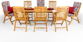 Doppler TAMAN DORSET FSC®, rozkladací stôl 240/300, 8+1