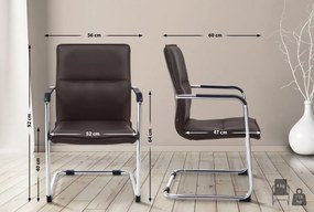 Stolička Seattle - Hnedá