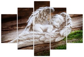 Obraz - Spiaci anjelik (150x105 cm)
