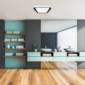 Stropné LED svietidlo Quadro, 1x LED 66w, 3000-6000k, b, s ovládačom