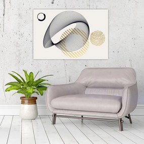 Obraz - Geometrické tvary N⁰3 (90x60 cm)